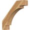 Ekena Millwork 6"W x 28"D x 28"H Merced Rough Sawn Knee Brace, Western Red Cedar BRC06X28X28MRC00RWR - alternate 1